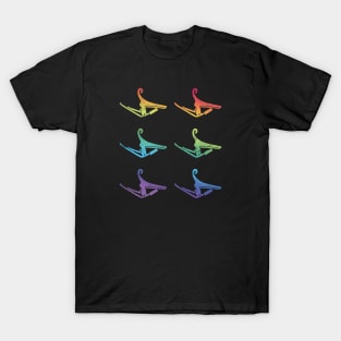 Guitar Capo Colorful Theme T-Shirt